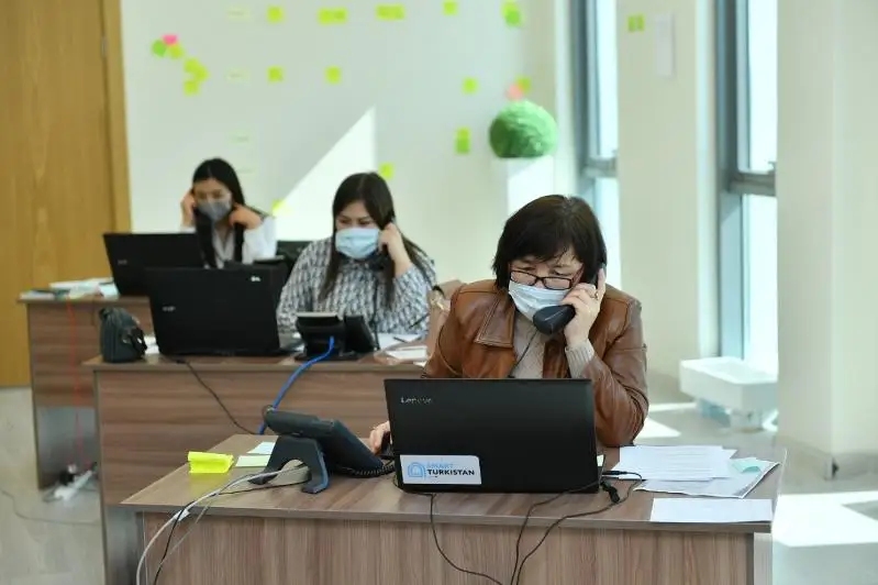 Более 2000 звонков поступило в call-центр на номер 109 в Туркестанской области