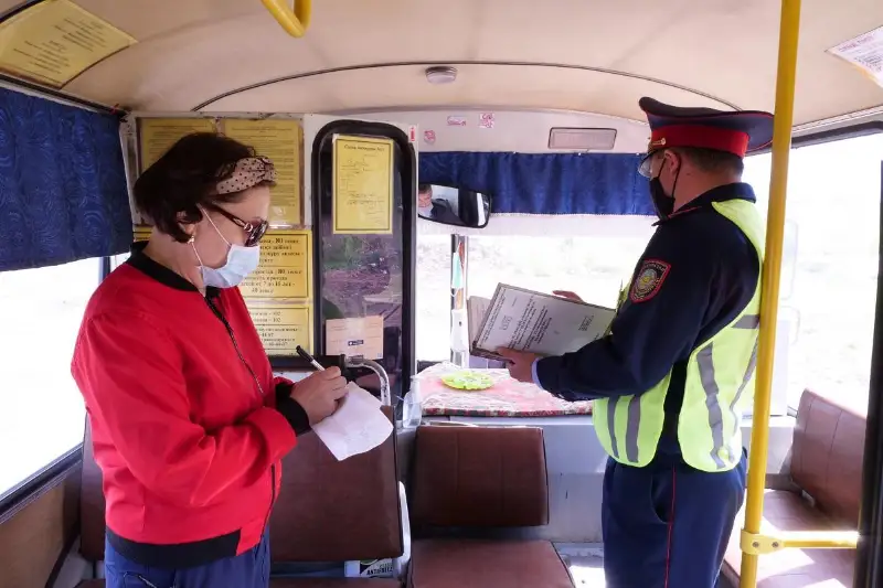 Санитарное состояние автобусов проверяют в Петропавловске
