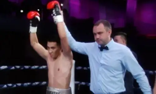 Казахстанец Галым Шагатай нокаутировал россиянина в титульном бою в Москве
