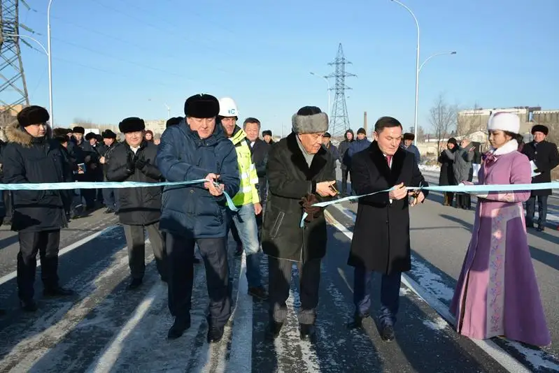 Новый автомобильный мост через реку Кылшакты открыли в Кокшетау