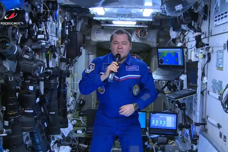 Из космоса поздравили женщин с 8 Марта