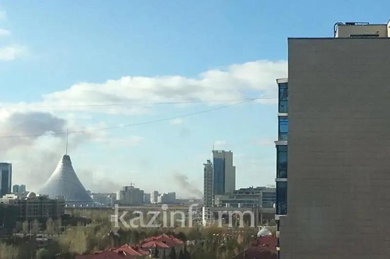 Клубы дыма на окраине Нур-Султана объяснили в КЧС
