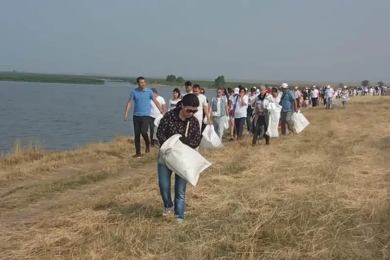 Экологическая акция «Бірге – таза Қазақстан» проходит в Акмолинской области