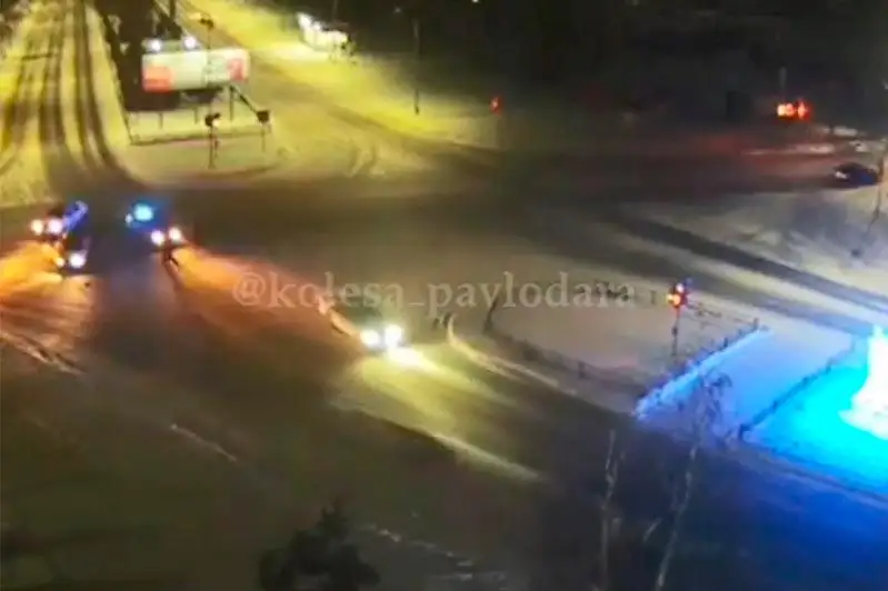 Участники ДТП подрались в Павлодаре