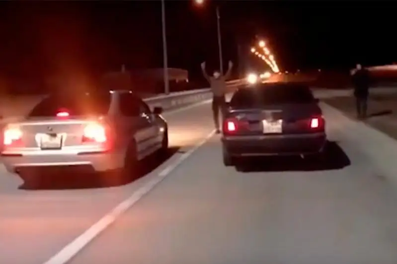 Ночные гонки на трассе Алматы-Капшагай: водители задержаны