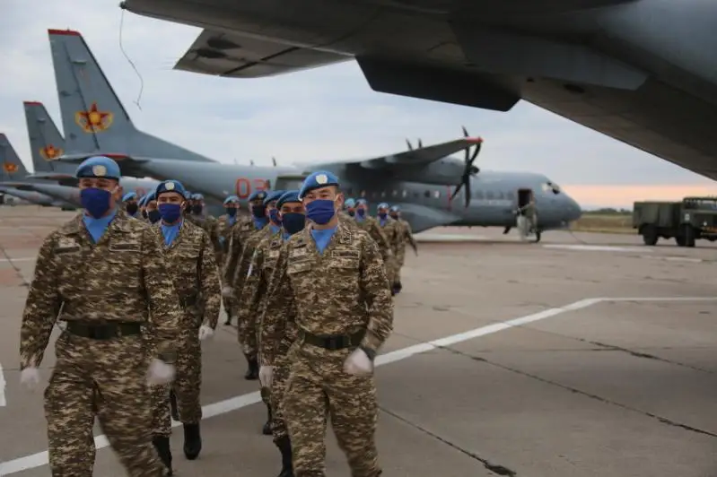 Третья миротворческая рота вернулась в Казахстан из Ливана