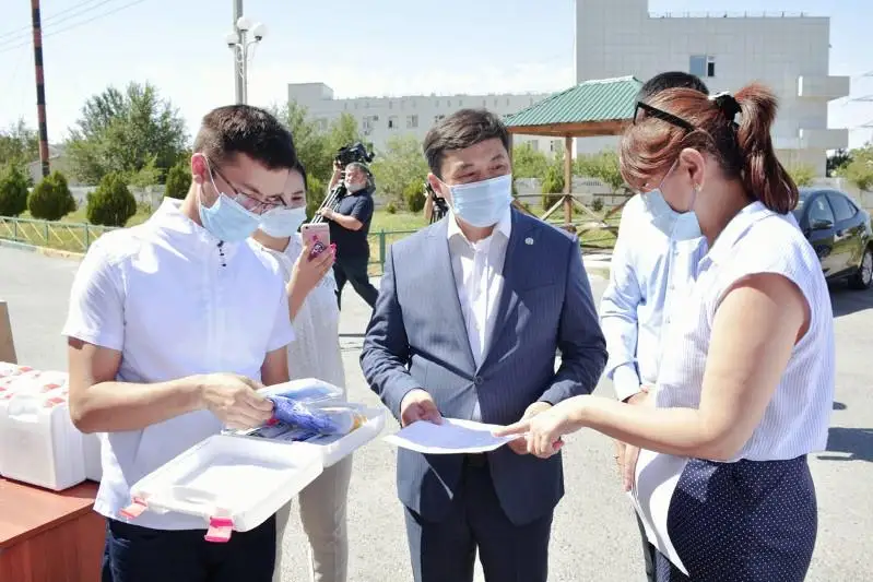 В Туркестане нуротановцы начали реализацию проектов «О2MIR» и «SHIPA», направленных на борьбу с пандемией