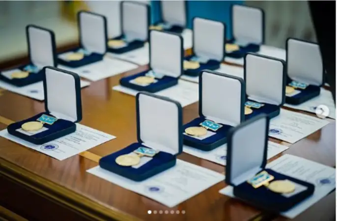 Медали «Халық Алғысы» вручили в Нур-Султане