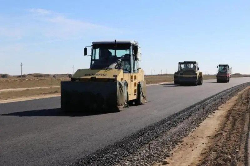 Дороги ремонтируют в Туркестанской  области