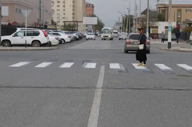 Пешеходные переходы в формате 3D появились в Атырау