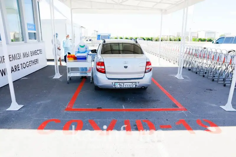 Жители столицы могут пройти тест на коронавирус в своих авто