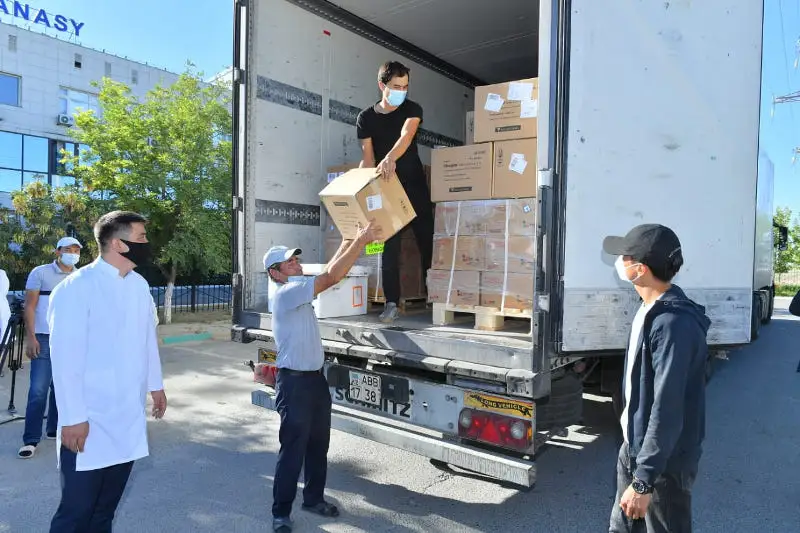 Лекарства на 253 млн тенге доставлены в Туркестан для борьбы с коронавирусом