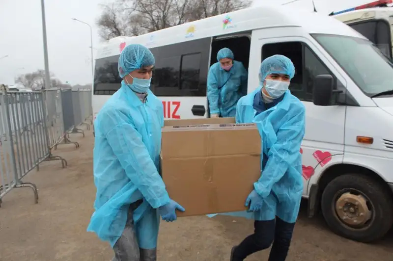 #Bizbirgemiz: в Алматы начата вторая волна оказания материальной помощи