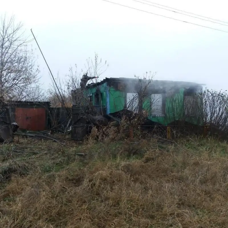 72-летний мужчина сгорел в собственном доме в СКО