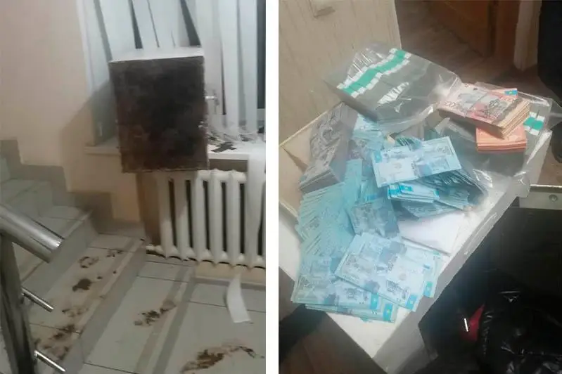 Сейф с 7,7 млн тенге пытались вынести с предприятия рабочие в Акмолинской области