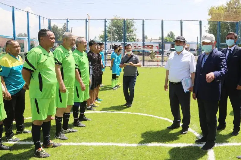 Новые спортивные площадки открываются в селах Жамбылской области