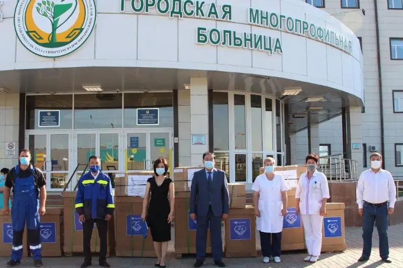 Аппараты ИВЛ передала больницам Уральска нефтяная компания