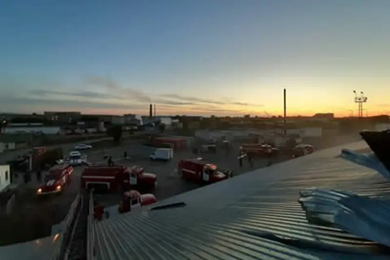 Напитки хранились в сгоревшем складе в Усть-Каменогорске