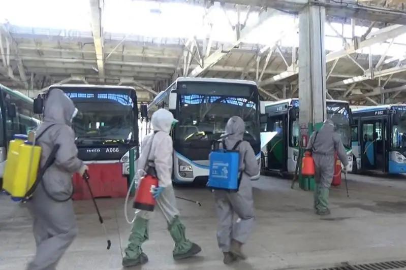 Дезинфекцию автопарков и автобусов провели в Нур-Султане