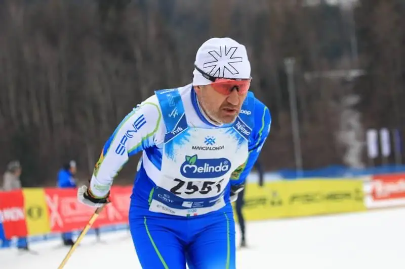 54-летний акмолинец выступил в лыжном марафоне в Италии