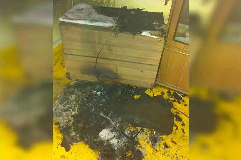 Квартира чуть не сгорела из-за телевизора в Алматы