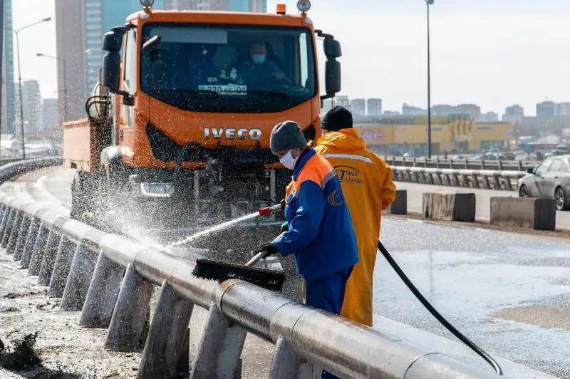 В столице проводятся масштабные работы по благоустройству