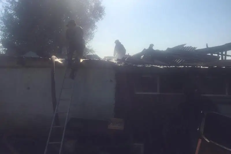 В Алматинской области горело сельское кафе