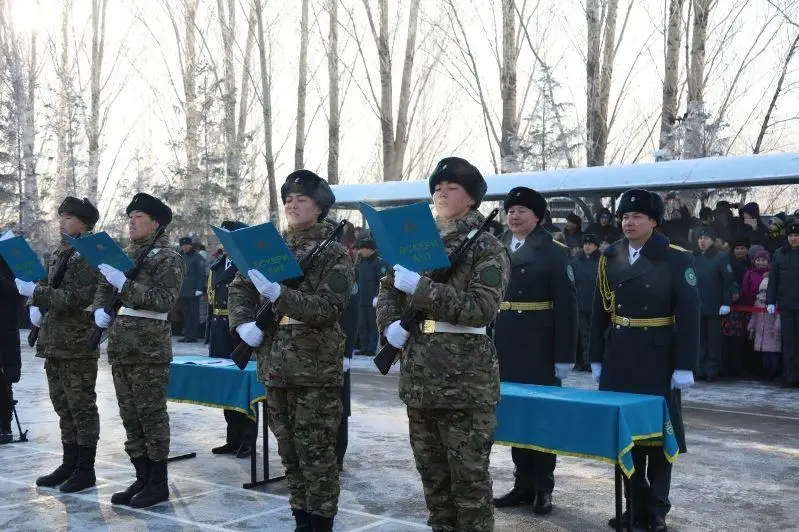 Служба государственной охраны РК впервые провела ритуал принятия Военной присяги в Нур-Султане