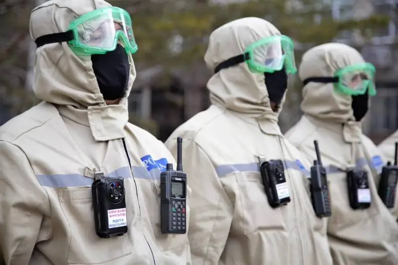 В МВД презентовали средства защиты от коронавирусной инфекции