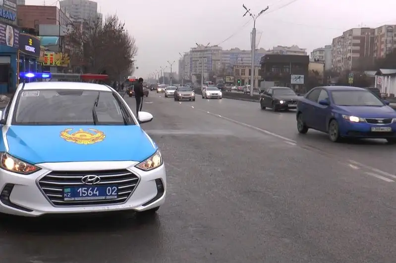 Рейды по автомобилям без госномеров проводят на дорогах Алматы