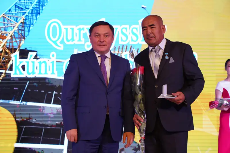 Строителей Акмолинской области поздравили с профессиональным праздником