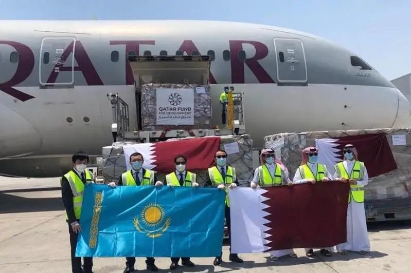 Эмир Катара отправил гуманитарную медпомощь Казахстану