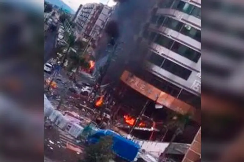 Взрыв возле гостиницы произошел в Китае