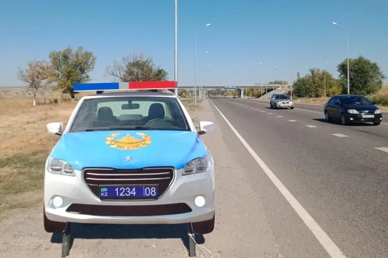 Новые способы предупреждения ДТП находят полицейские Жамбылской области