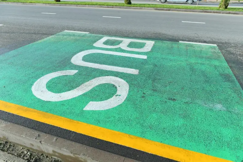 Автобусные полосы появятся на дорогах Туркестана