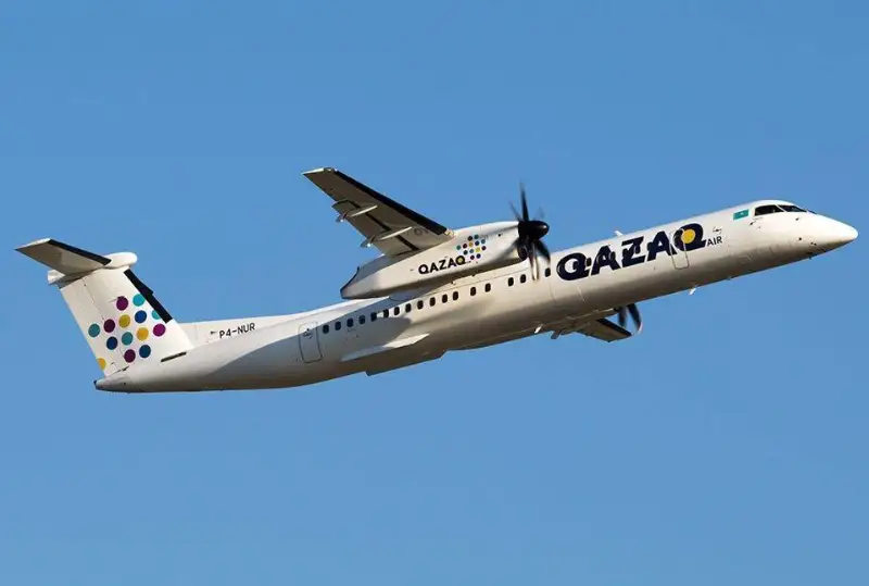 Молния стала причиной повреждений прилетевшего в Нур-Султан самолета Qazaq air