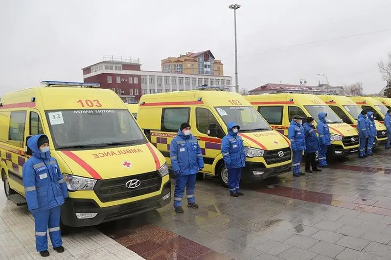 36 реанимобилей пополнили автопарк скорой помощи Карагандинской области