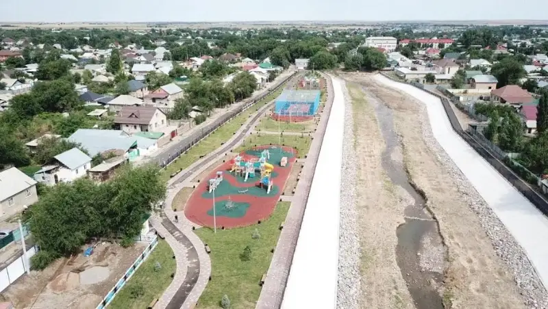 Детский парк в честь Дня столицы открыли на малой родине Елбасы