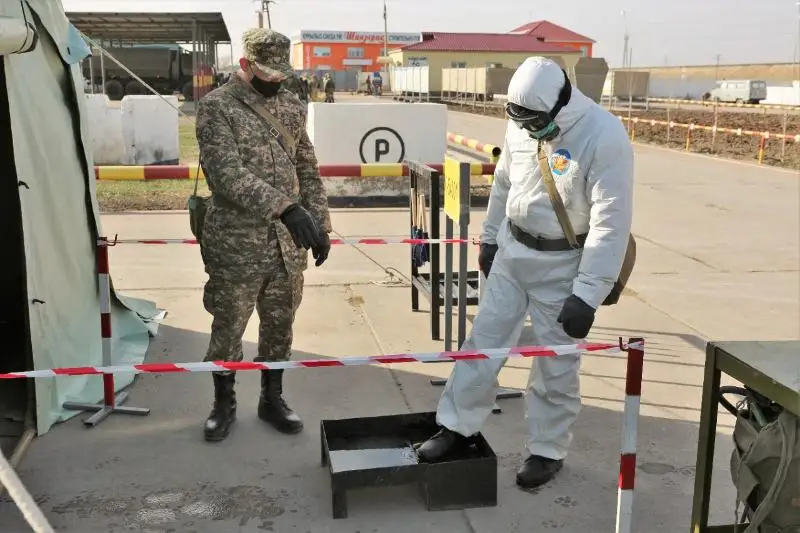 Как проходит обработка военнослужащих после завершения дезинфекционных работ