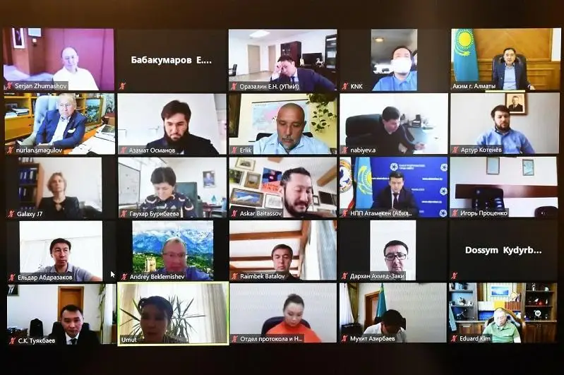 Аким Алматы обсудил с бизнесом вопросы возобновления деятельности предприятий