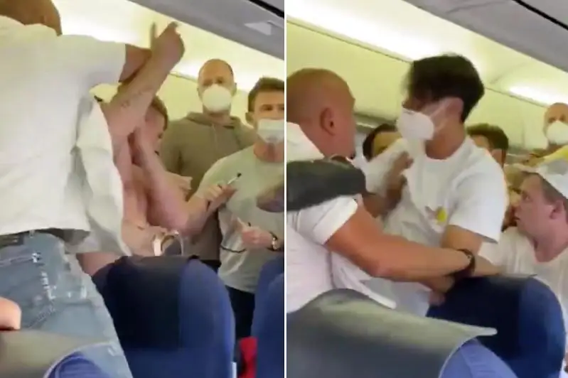 На борту рейса KLM произошла драка из-за отказа надеть маски