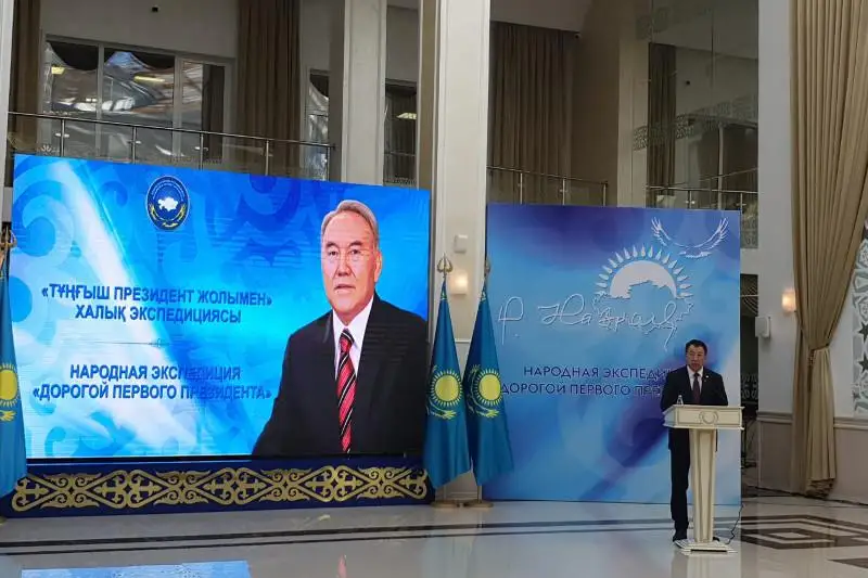 В Караганде прошел очередной этап народной экспедиции «Дорогой Первого Президента»