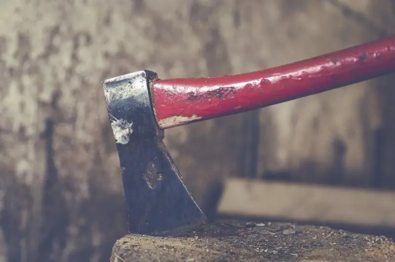 Жительница Костаная напала с топором на участкового