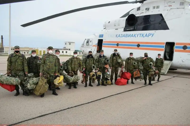 Акмолинские пожарные-спасатели отправились на тушение лесного пожара в ВКО