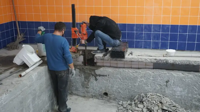 Ремонт  дворца творчества детей и молодежи завершают в Семее