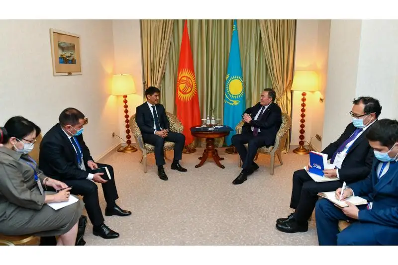 Мухтар  Тлеуберди провел встречи с главами МИД Кыргызстана и Индии