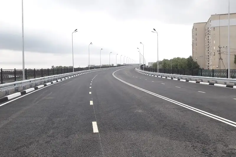 Мост открыли после реконструкции в Уральске