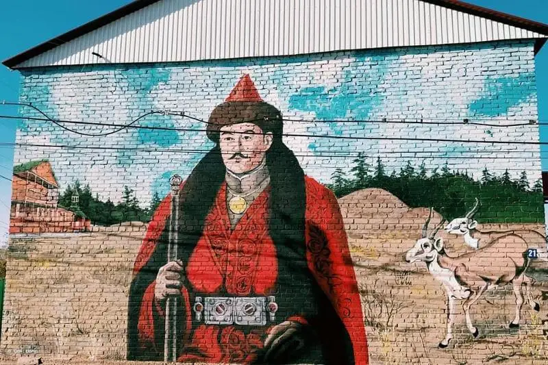 Мурал с изображением хана Жангира появился в ЗКО