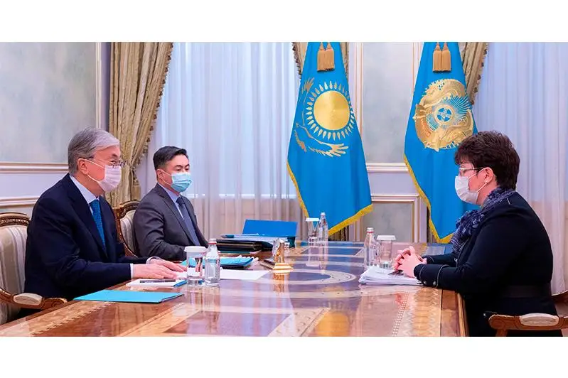 Президент РК принял главу Счетного комитета