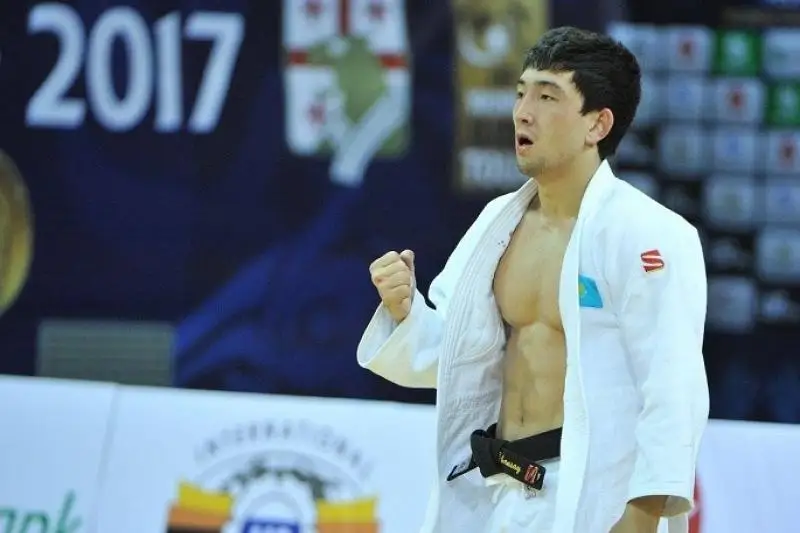 Дзюдоист Жансай Смагулов завоевал «серебро» на турнире Grand Slam в Париже
